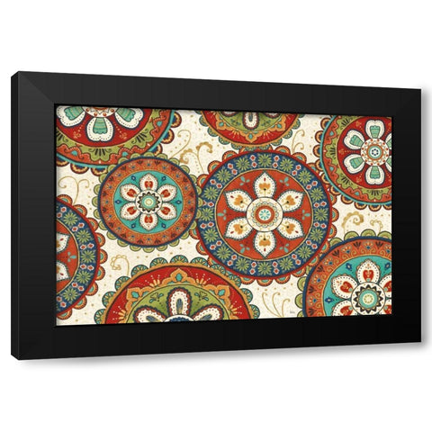 La Vida Loca IX Black Modern Wood Framed Art Print with Double Matting by Charron, Veronique