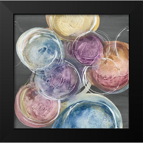 Among Friends II Gray Black Modern Wood Framed Art Print by Paschke, Chris