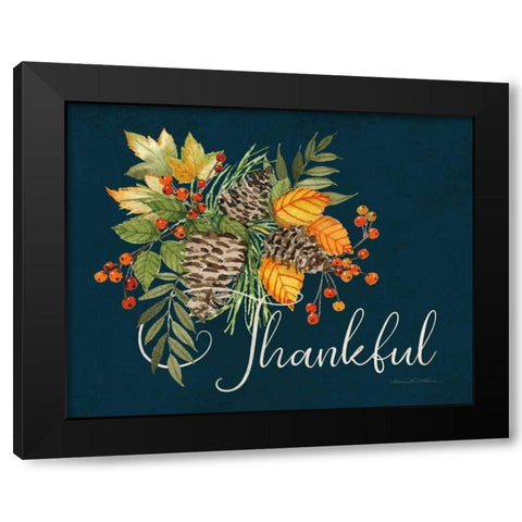 Autumn Splendor I Black Modern Wood Framed Art Print by McKenna, Kathleen Parr