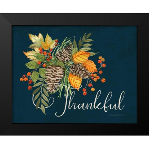 Autumn Splendor I Black Modern Wood Framed Art Print by McKenna, Kathleen Parr