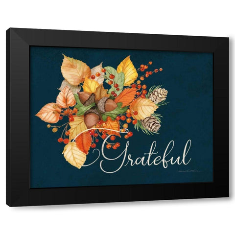 Autumn Splendor II Black Modern Wood Framed Art Print by McKenna, Kathleen Parr