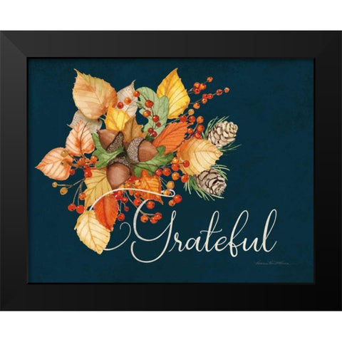 Autumn Splendor II Black Modern Wood Framed Art Print by McKenna, Kathleen Parr