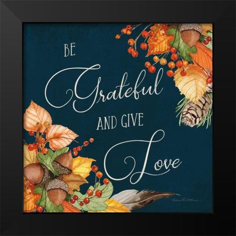 Autumn Splendor VI Black Modern Wood Framed Art Print by McKenna, Kathleen Parr