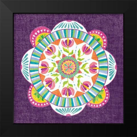 Like Frida III Black Modern Wood Framed Art Print by Sussman, Harriet