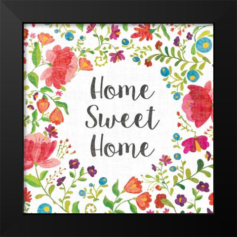 Like Frida V Black Modern Wood Framed Art Print by Sussman, Harriet