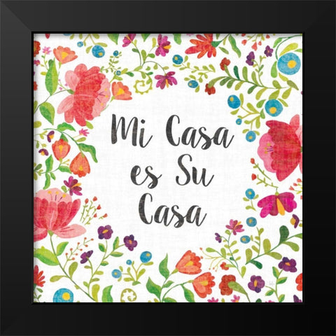 Like Frida VI Black Modern Wood Framed Art Print by Sussman, Harriet