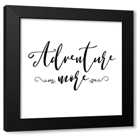Self Reflection III Black Modern Wood Framed Art Print by Wild Apple Portfolio