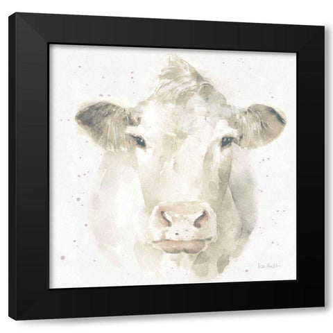 Farm Friends II Neutral Black Modern Wood Framed Art Print with Double Matting by Audit, Lisa