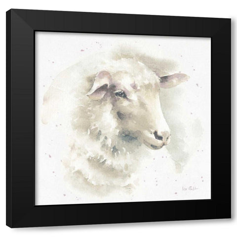 Farm Friends IV Neutral Black Modern Wood Framed Art Print with Double Matting by Audit, Lisa