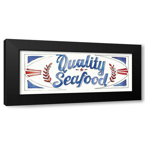 Seafood Shanty VIII Black Modern Wood Framed Art Print by Tavoletti, Anne