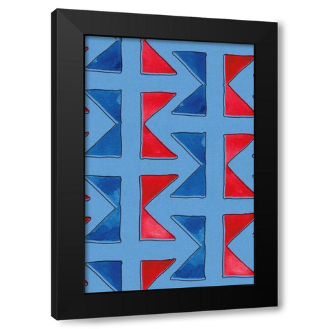 Seafood Shanty Step 02C Black Modern Wood Framed Art Print with Double Matting by Tavoletti, Anne