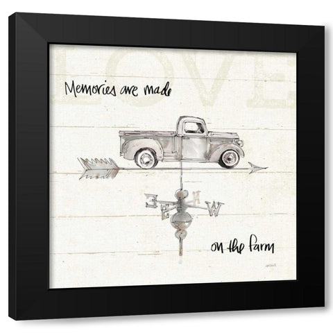 Farm Memories V Truck Black Modern Wood Framed Art Print by Tavoletti, Anne