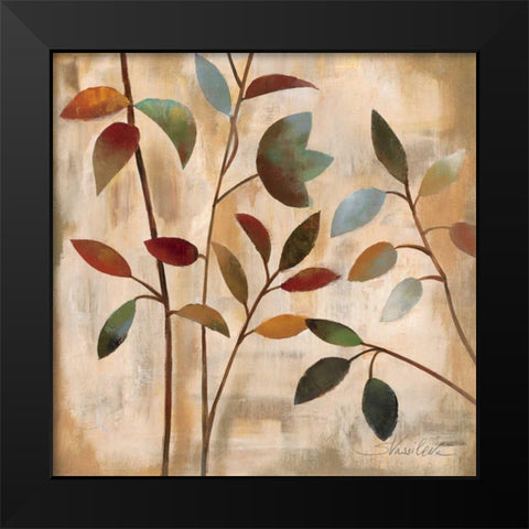 Branches at Sunrise I Black Modern Wood Framed Art Print by Vassileva, Silvia