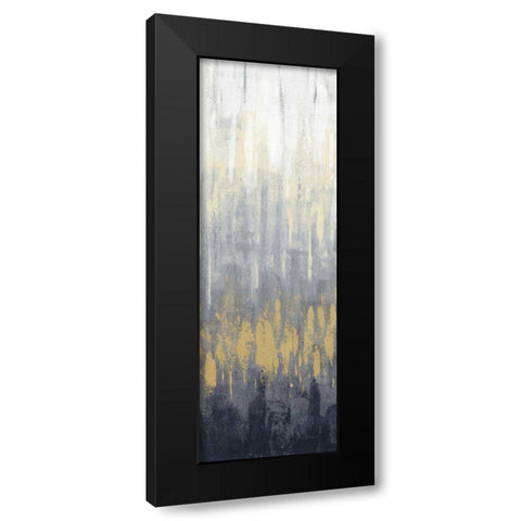 Rain on Asphalt III Navy Black Modern Wood Framed Art Print by Vassileva, Silvia