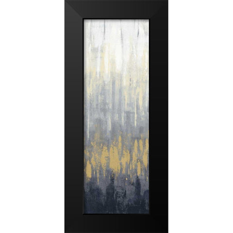 Rain on Asphalt III Navy Black Modern Wood Framed Art Print by Vassileva, Silvia
