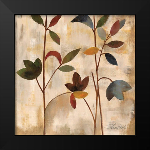 Branches at Sunrise II Black Modern Wood Framed Art Print by Vassileva, Silvia