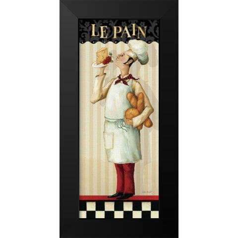 Chefs Masterpiece III Black Modern Wood Framed Art Print by Audit, Lisa