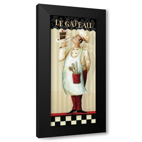 Chefs Masterpiece IV Black Modern Wood Framed Art Print with Double Matting by Audit, Lisa