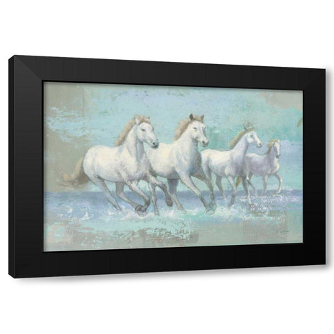 Running Wild Crop I Black Modern Wood Framed Art Print with Double Matting by Wiens, James