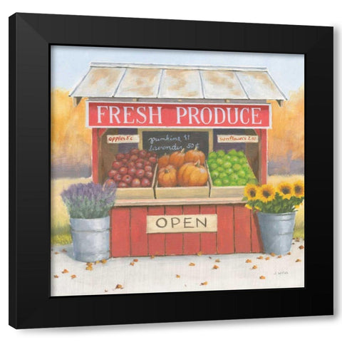 Heartland Harvest Moments II Black Modern Wood Framed Art Print with Double Matting by Wiens, James