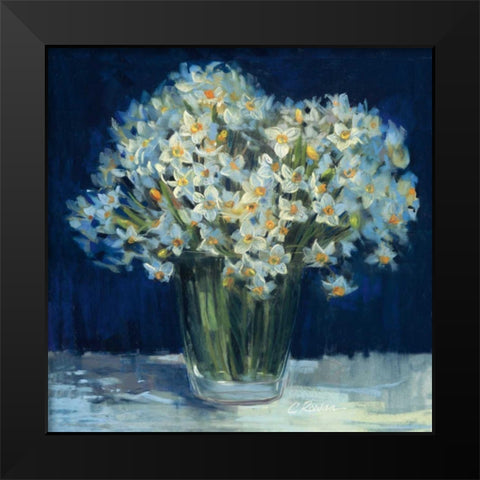 Spring Twilight II v2 Black Modern Wood Framed Art Print by Rowan, Carol