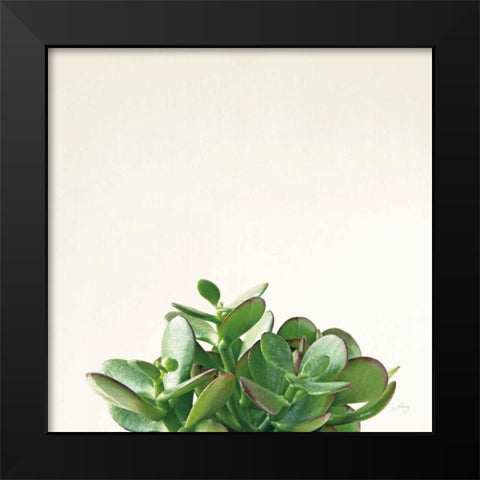 Succulent Simplicity III Neutral Black Modern Wood Framed Art Print by Bradley, Felicity
