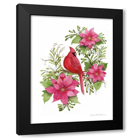 Holiday Happiness I Black Modern Wood Framed Art Print by McKenna, Kathleen Parr