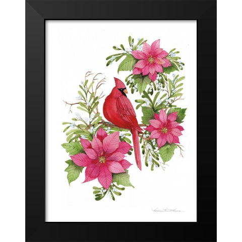 Holiday Happiness I Black Modern Wood Framed Art Print by McKenna, Kathleen Parr