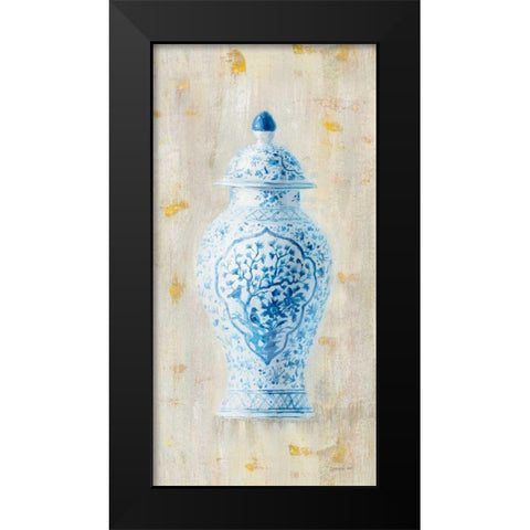 Ginger Jar I Light Crop Black Modern Wood Framed Art Print by Nai, Danhui