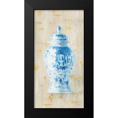 Ginger Jar II Light Crop Black Modern Wood Framed Art Print by Nai, Danhui