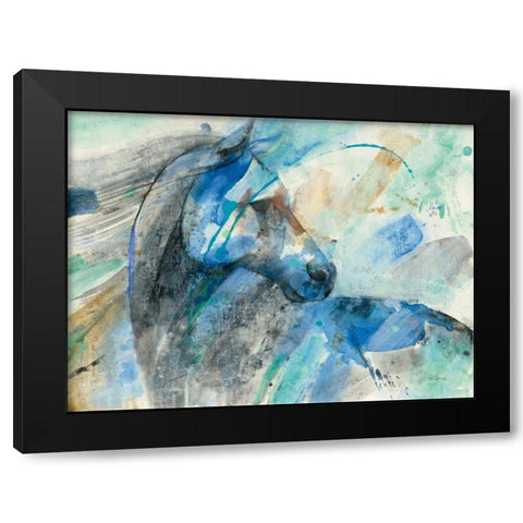 Paloma Black Modern Wood Framed Art Print by Hristova, Albena