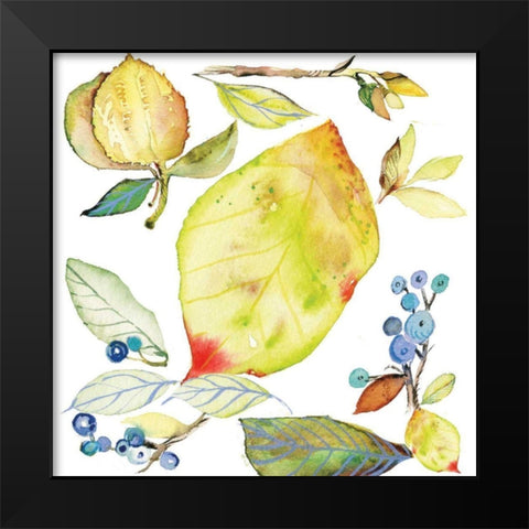 Harvest Rush I Black Modern Wood Framed Art Print by Rice, Kristy