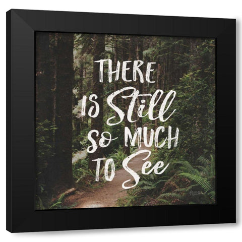 West Coast Wandering II Black Modern Wood Framed Art Print with Double Matting by Marshall, Laura