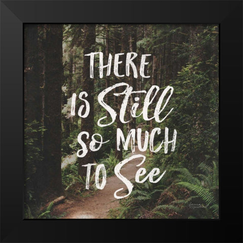 West Coast Wandering II Black Modern Wood Framed Art Print by Marshall, Laura