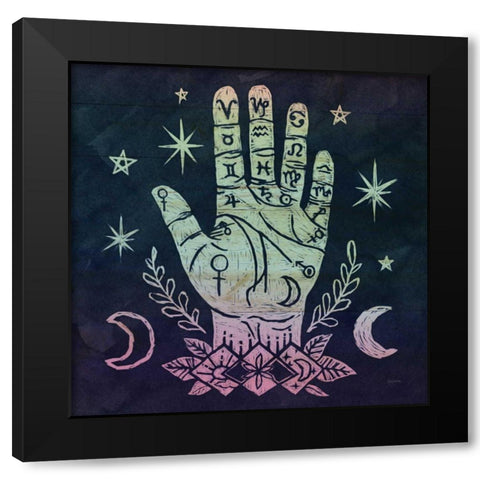 Mystical Halloween Jewel I Black Modern Wood Framed Art Print by Urban, Mary