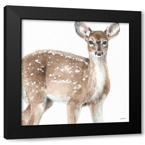 Forest Friends VI Black Modern Wood Framed Art Print with Double Matting by Audit, Lisa