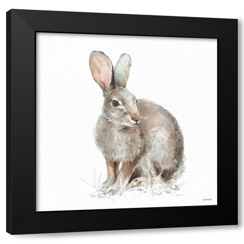 Forest Friends VIII Black Modern Wood Framed Art Print with Double Matting by Audit, Lisa