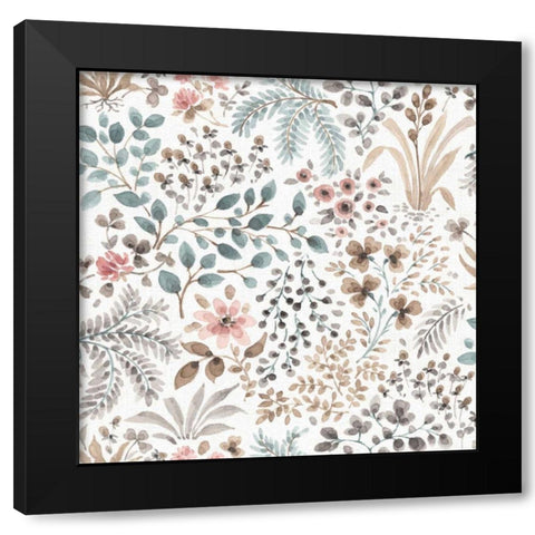 Forest Friends Step 02A Black Modern Wood Framed Art Print by Audit, Lisa