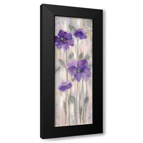 Spring Florals I Black Modern Wood Framed Art Print with Double Matting by Vassileva, Silvia