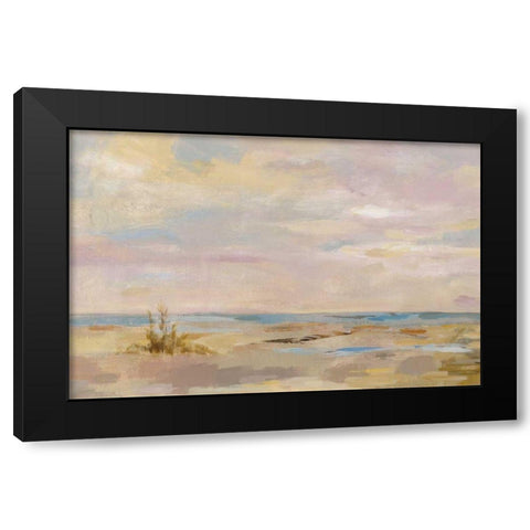 Dreamy Beach Black Modern Wood Framed Art Print with Double Matting by Vassileva, Silvia
