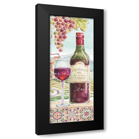 Wine Country V Black Modern Wood Framed Art Print by Brissonnet, Daphne