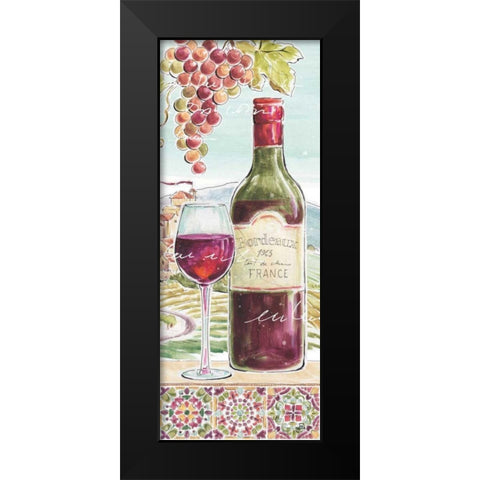 Wine Country V Black Modern Wood Framed Art Print by Brissonnet, Daphne