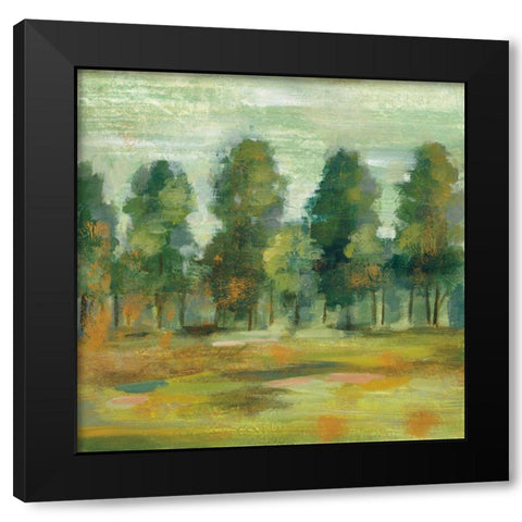 Forest II Black Modern Wood Framed Art Print by Vassileva, Silvia