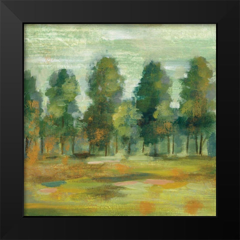 Forest II Black Modern Wood Framed Art Print by Vassileva, Silvia