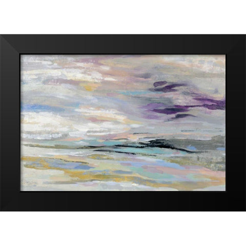 Sea and Sky Black Modern Wood Framed Art Print by Vassileva, Silvia