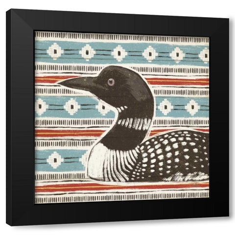 Vintage Lake XI Black Modern Wood Framed Art Print with Double Matting by Penner, Janelle