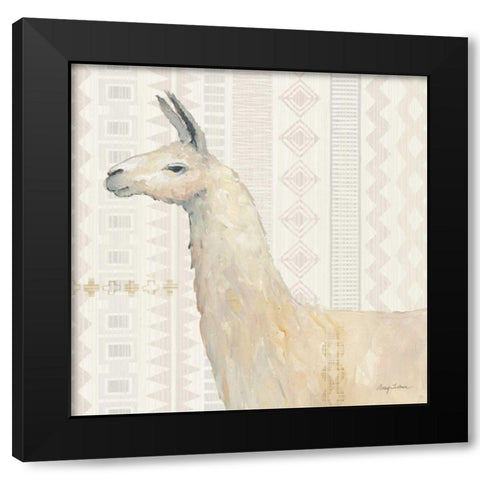 Llama Land III Black Modern Wood Framed Art Print by Tillmon, Avery