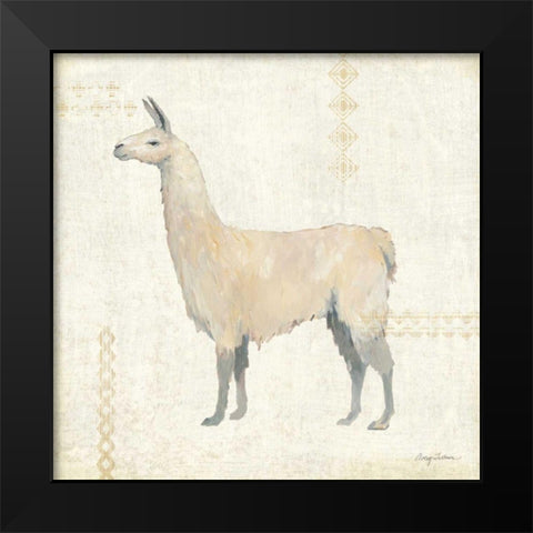 Llama Land VI Black Modern Wood Framed Art Print by Tillmon, Avery
