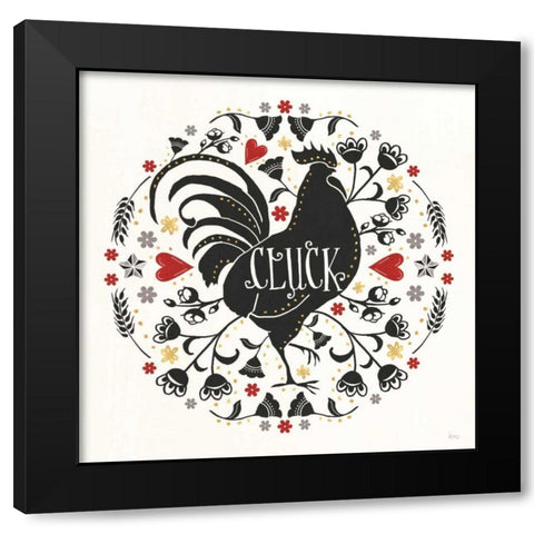 Otomi Farm VIII Black Modern Wood Framed Art Print by Charron, Veronique