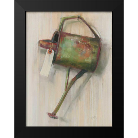 Copper Watering Can Black Modern Wood Framed Art Print by Rowan, Carol